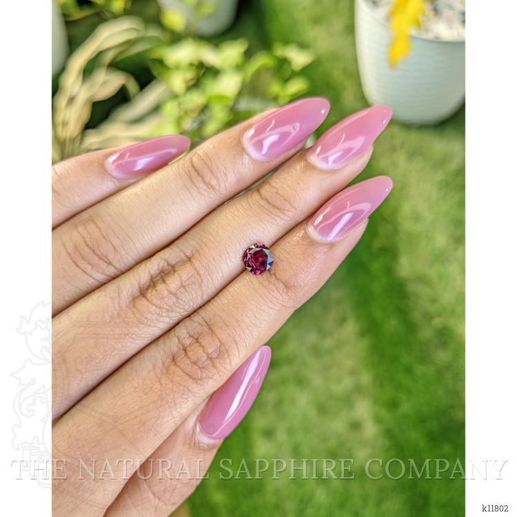 0.85 Ct. Rhodolite Garnet from Ceylon (Sri Lanka)