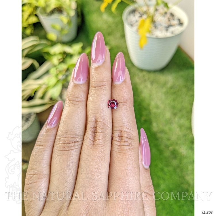 0.87 Ct. Rhodolite Garnet from Ceylon (Sri Lanka)