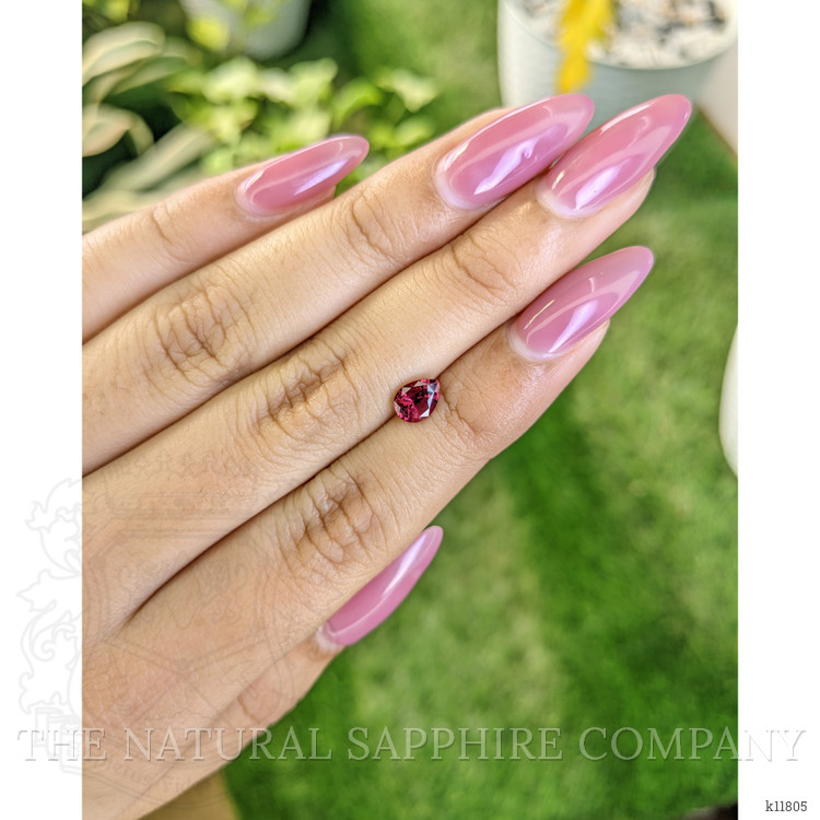 0.88 Ct. Rhodolite Garnet from Ceylon (Sri Lanka)