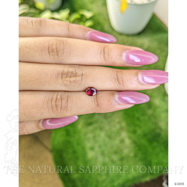 0.88 Ct. Rhodolite Garnet from Ceylon (Sri Lanka)