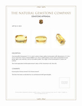 12.16 Ct. Kornerupine from Ceylon (Sri Lanka) Appraisal