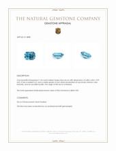 1.44 Ct. Zircon from Malawi Appraisal