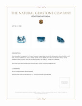 1.41 Ct. Zircon from Malawi Appraisal