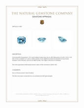 1.02 Ct. Zircon from Malawi Appraisal