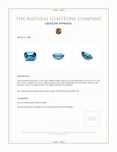 1.00 Ct. Zircon from Malawi Appraisal