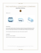 5.48 Ct. Topaz from Brazil Appraisal