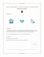 2.20 Ct. Zircon from Malawi Appraisal