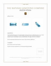 2.72 Ct. Zircon from Malawi Appraisal
