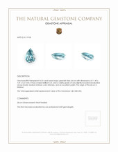 4.23 Ct. Zircon from Malawi Appraisal
