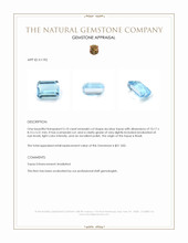 5.10 Ct. Sky Blue Topaz from Brazil Appraisal