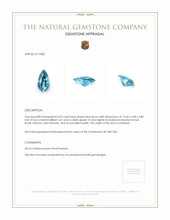 4.42 Ct. Zircon from Malawi Appraisal