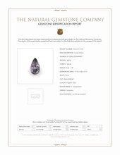 1.32 Ct. Purplish Grey Spinel from Tanzania Scan Report