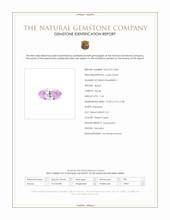 1.24 Ct. Pinkish Purple Spinel from Tanzania Scan Report