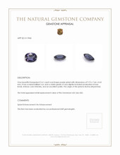 2.61 Ct. Spinel from Burma (Myanmar) Appraisal