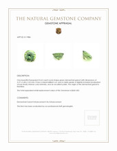 0.63 Ct. Demantoid Garnet from Namibia Appraisal