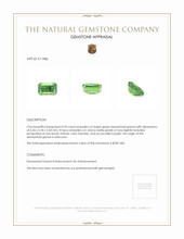 0.94 Ct. Demantoid Garnet Appraisal