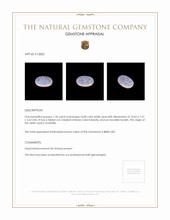 1.34 Ct. White Opal from Australia Appraisal