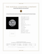 1.45 Ct. White Zircon from Ceylon (Sri Lanka) Scan Report