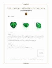 4.00 Ct. Tsavorite Garnet from South Africa Appraisal