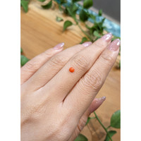 0.19 Ct. Cabochon Coral from Italy Life Style