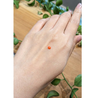 0.19 Ct. Cabochon Coral from Italy Life Style