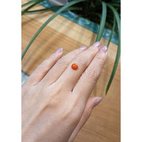 1.00 Ct. Cabochon Coral from Italy Life Style