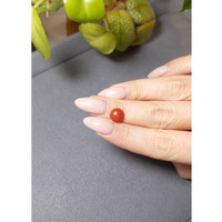 2.17 Ct. Cabochon Coral from Italy Life Style