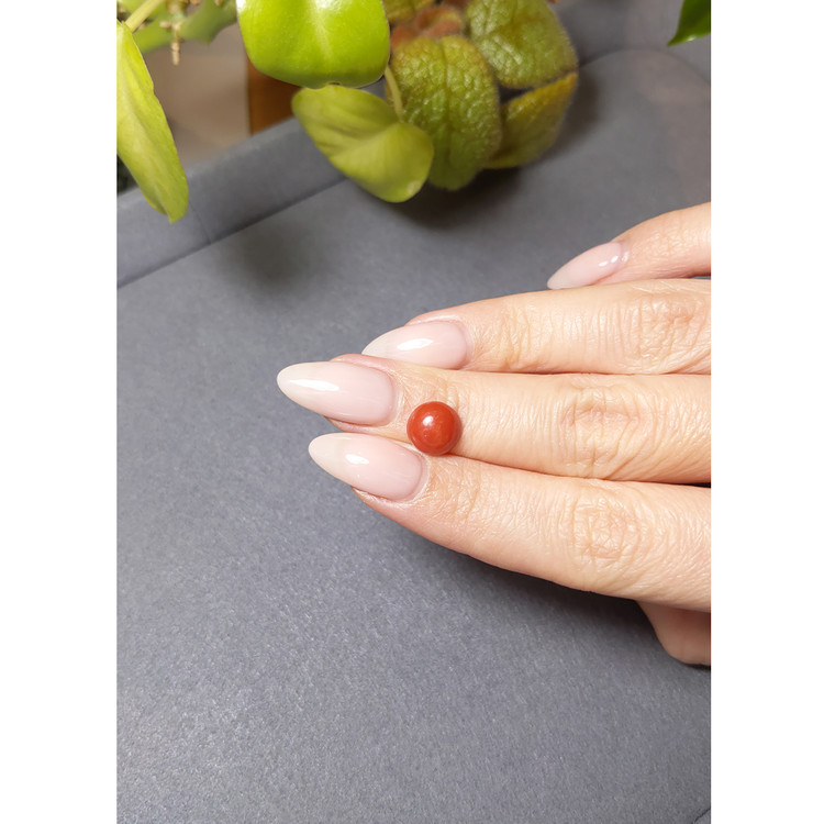 2.17 Ct. Cabochon Coral from Italy