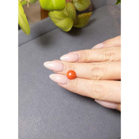 1.70 Ct. Cabochon Coral from Italy Life Style
