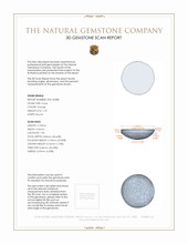 1.70 Ct. Cabochon Coral from Italy 3 D Scan Report