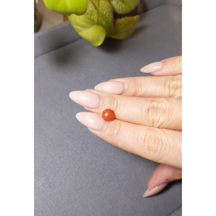 1.13 Ct. Cabochon Coral from Italy
