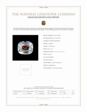 5.17 Ct. Rainbow Moonstone from Madagascar Scan Report