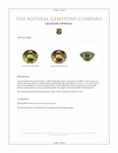 10.24 Ct. Alexandrite from Madagascar Appraisal