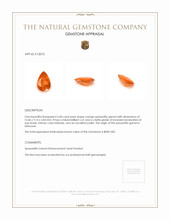 5.68 Ct. Spessartite Garnet Appraisal