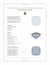 4.39 Ct. Citrine from Brazil 3 D Scan Report