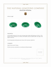 31.06 Ct. Cabochon Agate Appraisal