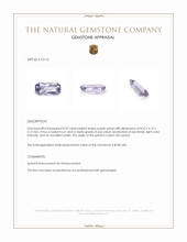 0.99 Ct. Spinel from Ceylon (Sri Lanka) Appraisal