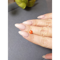 0.51 Ct. Cabochon Coral from Italy Life Style