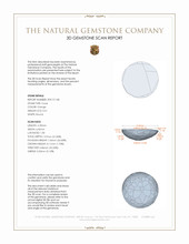0.51 Ct. Cabochon Coral from Italy 3 D Scan Report