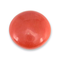 0.84 Ct. Cabochon Coral from Italy Video