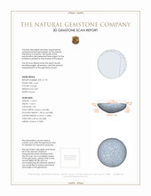 0.84 Ct. Cabochon Coral from Italy 3 D Scan Report