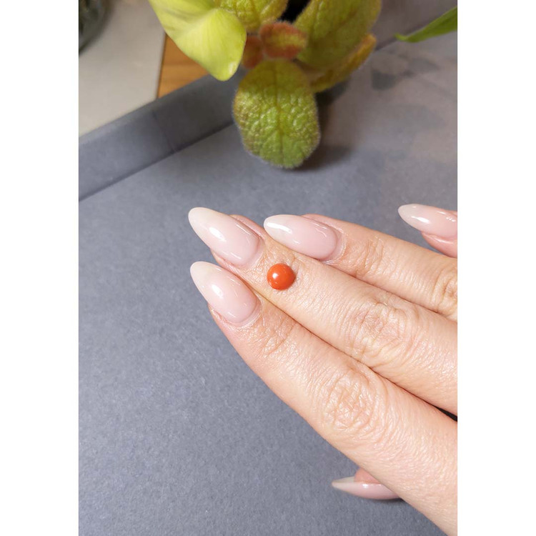 0.78 Ct. Cabochon Coral from Italy