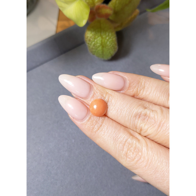 2.29 Ct. Cabochon Coral from Italy