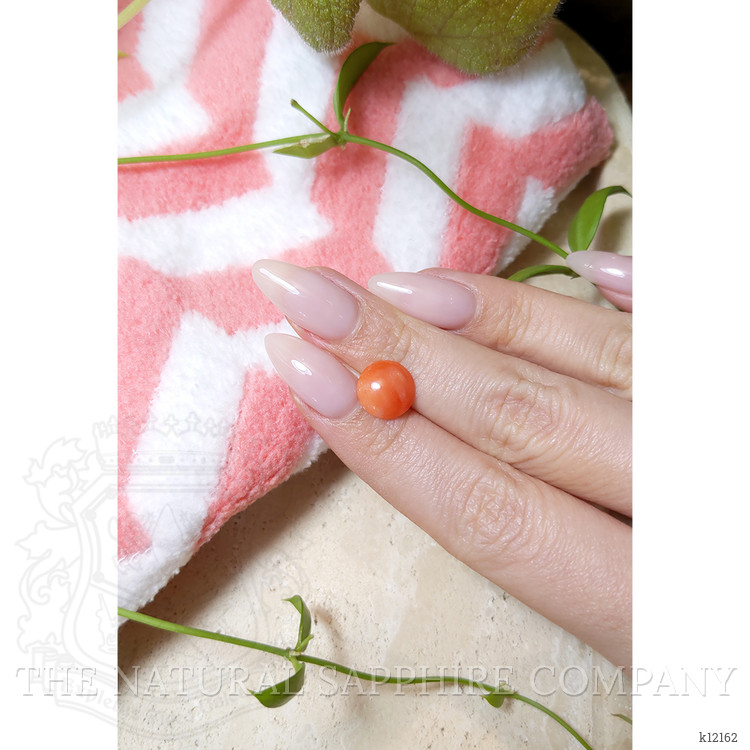 2.06 Ct. Cabochon Coral from Italy