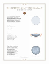 2.06 Ct. Cabochon Coral from Italy 3 D Scan Report