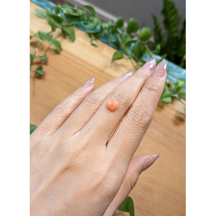 1.31 Ct. Cabochon Coral from Italy
