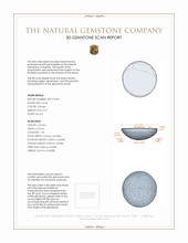 0.57 Ct. Cabochon Coral from Italy 3 D Scan Report
