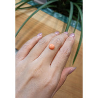 1.58 Ct. Cabochon Coral from Italy Life Style