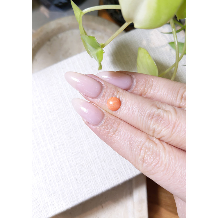 0.68 Ct. Cabochon Coral from Italy