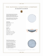 0.68 Ct. Cabochon Coral from Italy 3 D Scan Report